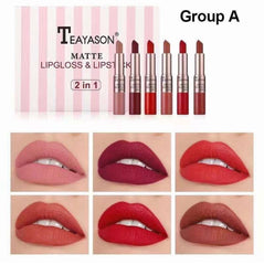 Teayason 6 color lipstick