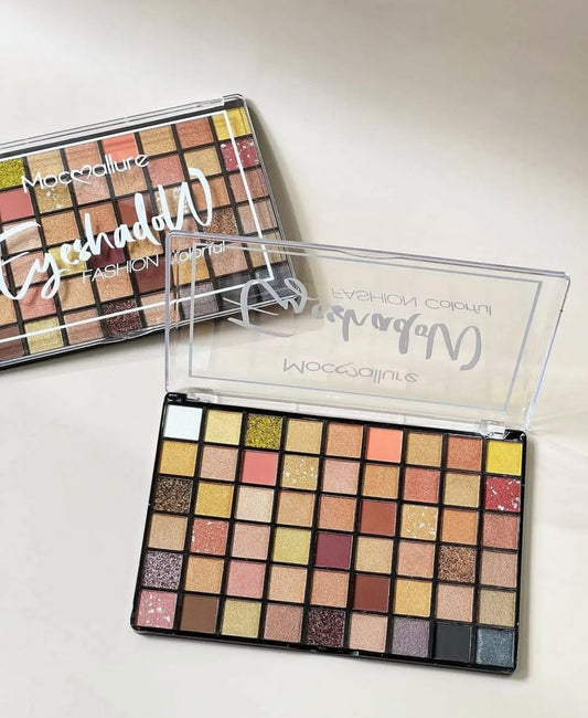 Mocallure 54 color Eyeshadows pallete matte & shiny variant