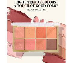 Missrose 8 color natural nude blush palette