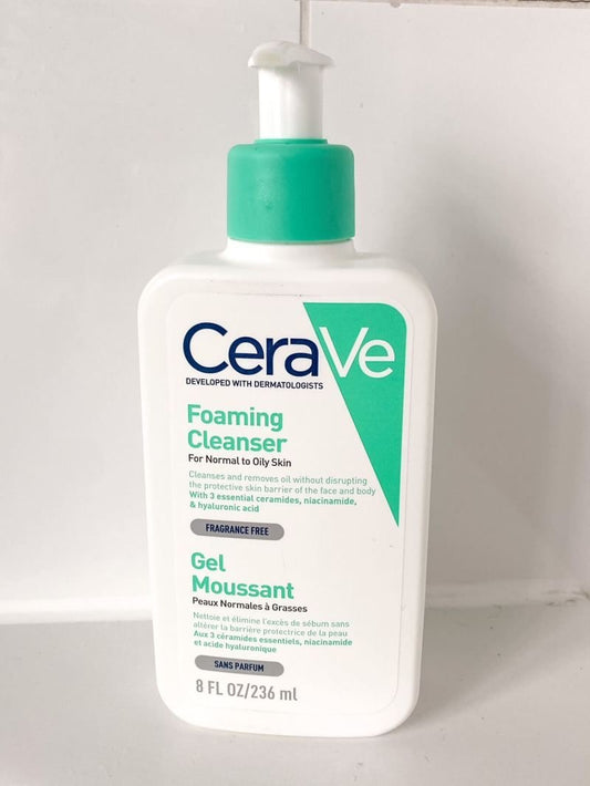 CeraVe foaming facial cleanser