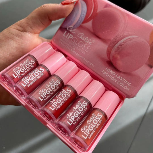 Color castle matte lip gloss pack of 6 shades
