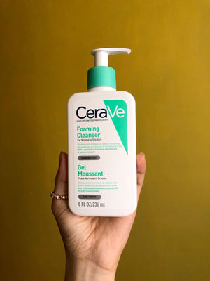 CeraVe foaming facial cleanser