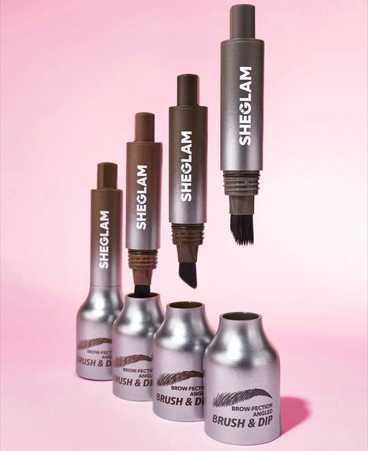 SHEGLAM BROW FECTION ANGLED BRUSH AND DIP  EYEBROW GEL PEN