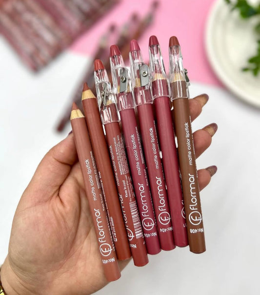 Flormar Lipliner pencils pack of 12 colors limited variant