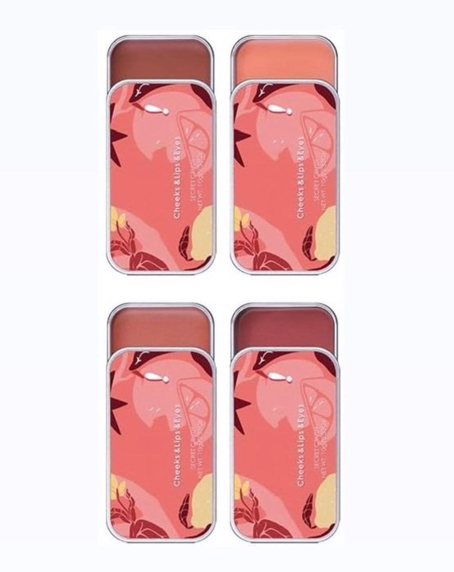 WB organic cherry cream lip & cheek tint pack of 4