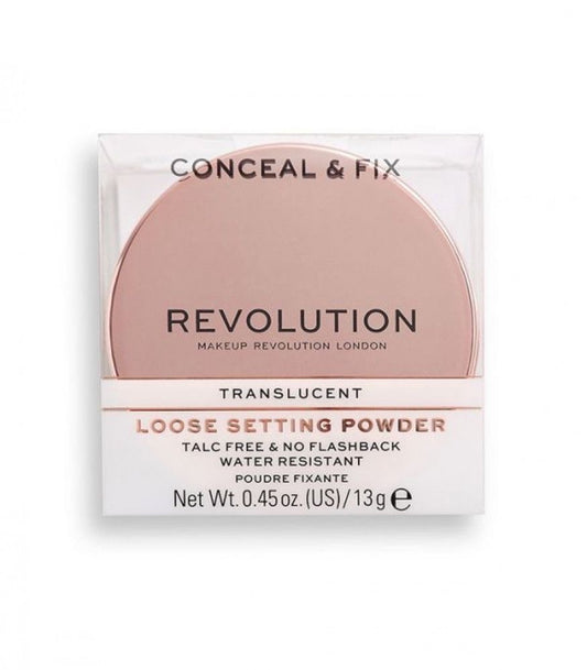 Revolution conceal & fix loose setting powder translucent