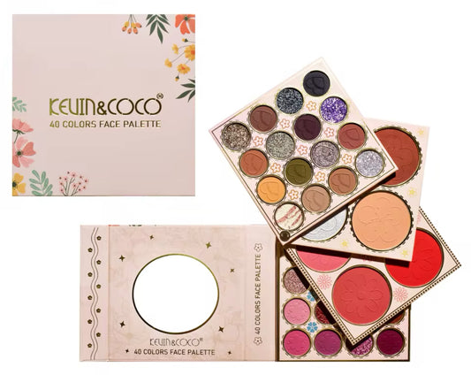 Kevin & Coco 40 Color Face Palette