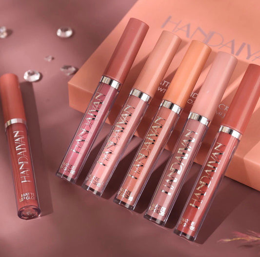 Handaiyan lipgloss pack of 6 colors