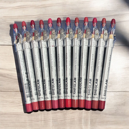 Sheglam 12 color lip liners pack