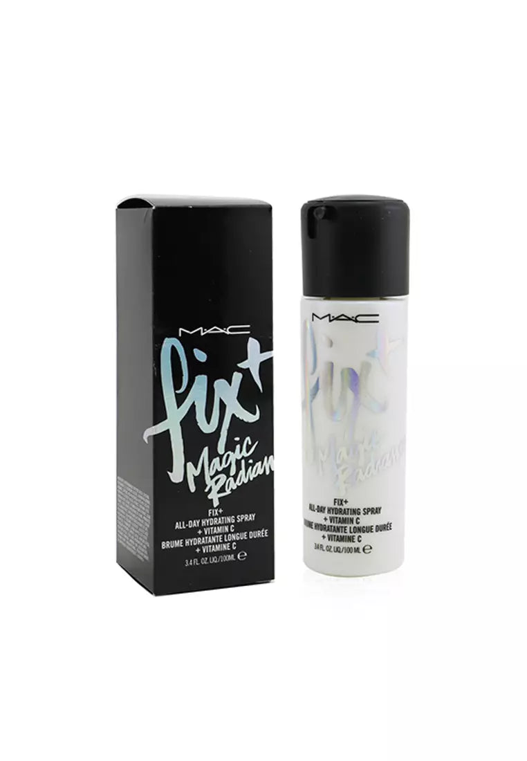 Mac Fix+ Magic Radiance All Day Hydrating Spray black packing