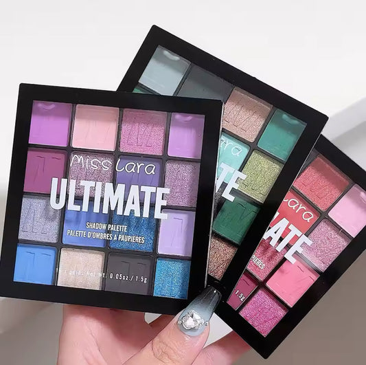 Miss lara ultimate 16 color eyeshadows pallete pack of 3