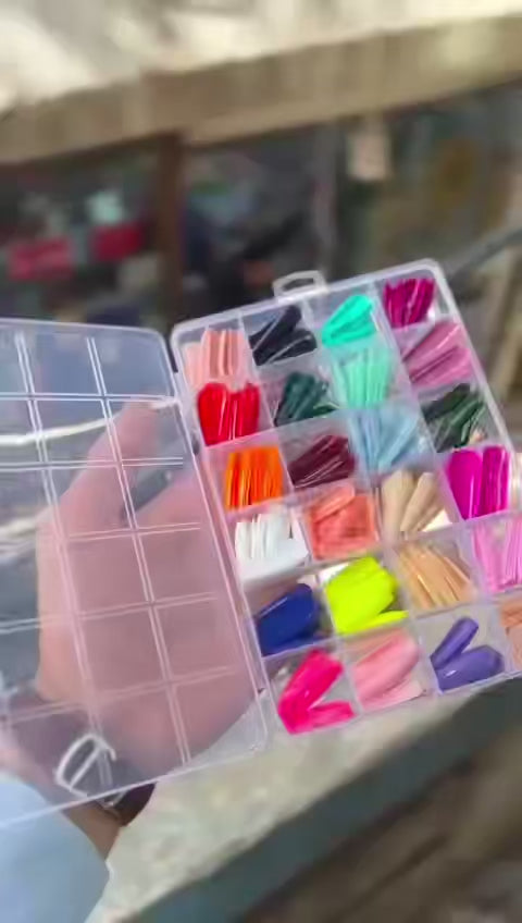 Mocallure Multicolor Artificial Nail Box Pack